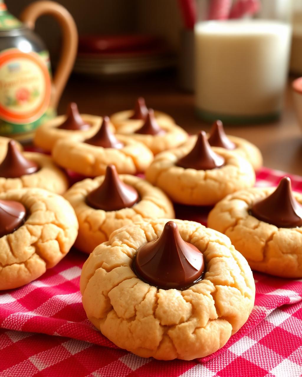 Peanut Butter Blossom Cookies